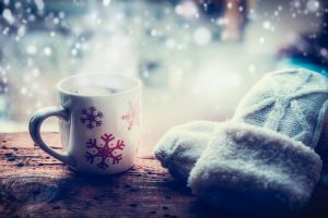Cup of Tea and Winter Mittens